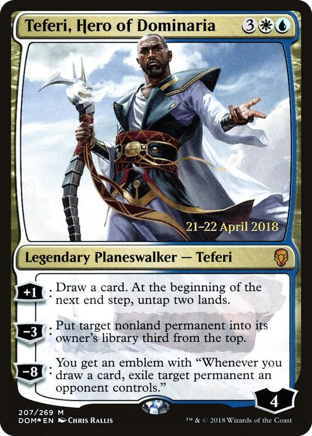 0207 Teferi, Hero of Dominaria M Prerelease Cards