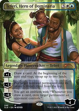 Teferi, Hero of Dominaria #248 M - Secret Lair Drop Series Pokemon card