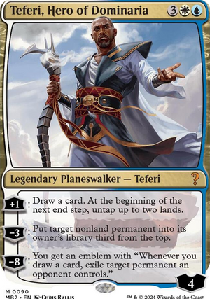 0090 Teferi, Hero of Dominaria (White Border) M Mystery Booster 2