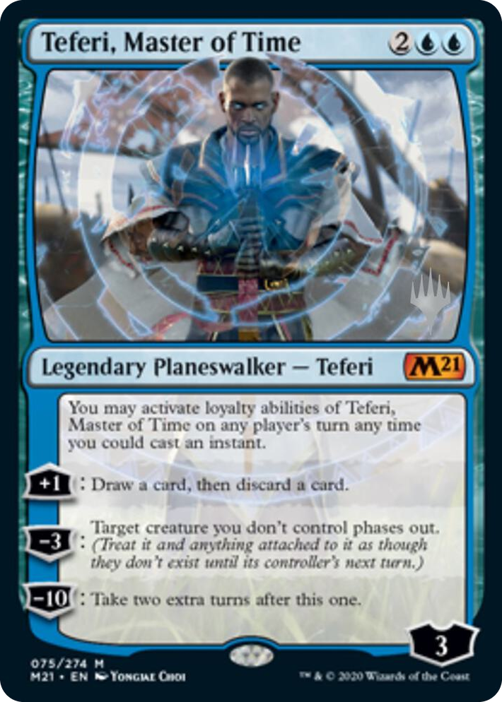 0075 Teferi, Master of Time M Promo Pack: Core Set 2021