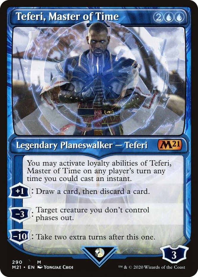 0290 Teferi, Master of Time (Showcase) (290) M Core Set 2021