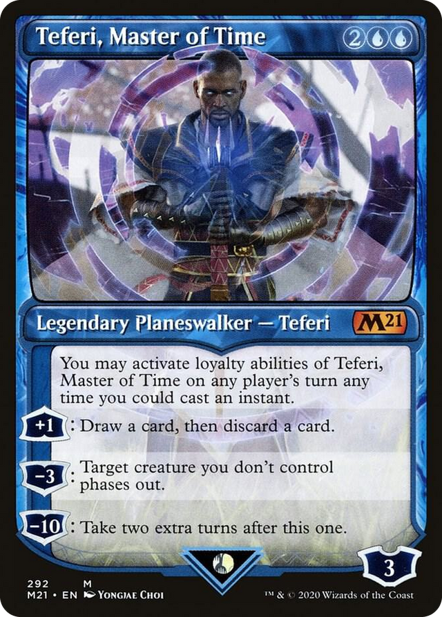 0292 Teferi, Master of Time (Showcase) (292) M Core Set 2021