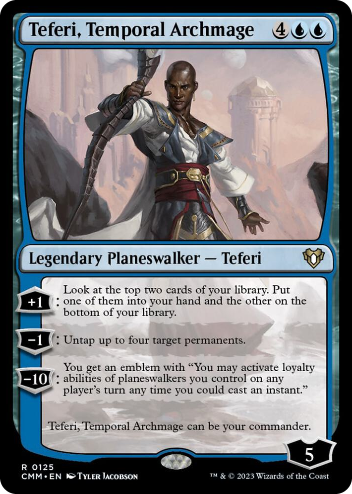 0125 Teferi, Temporal Archmage R Commander Masters
