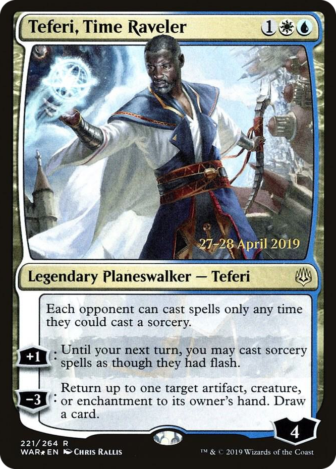 0221 Teferi, Time Raveler R Prerelease Cards