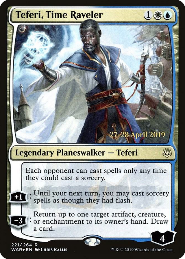 0221 Teferi, Time Raveler R Prerelease Cards