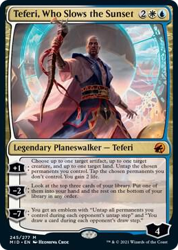 0245 Teferi, Who Slows the Sunset M Innistrad: Midnight Hunt
