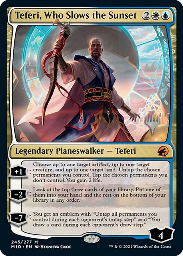 0245 Teferi, Who Slows the Sunset M Promo Pack: Innistrad: Midnight Hunt