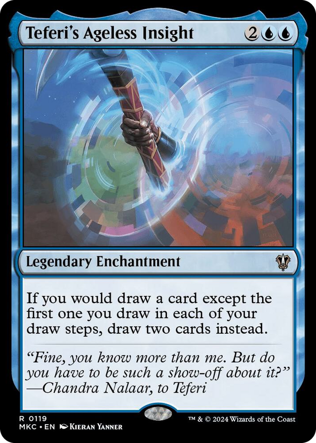 0119 Teferi's Ageless Insight R Commander: Murders at Karlov Manor