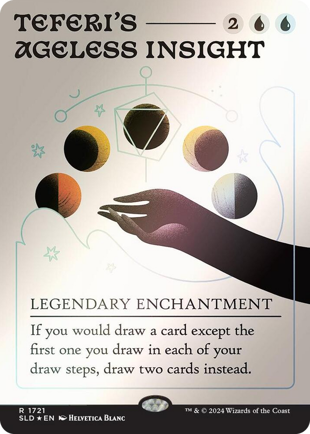 1721 Teferi's Ageless Insight (Rainbow Foil) R Secret Lair Drop Series