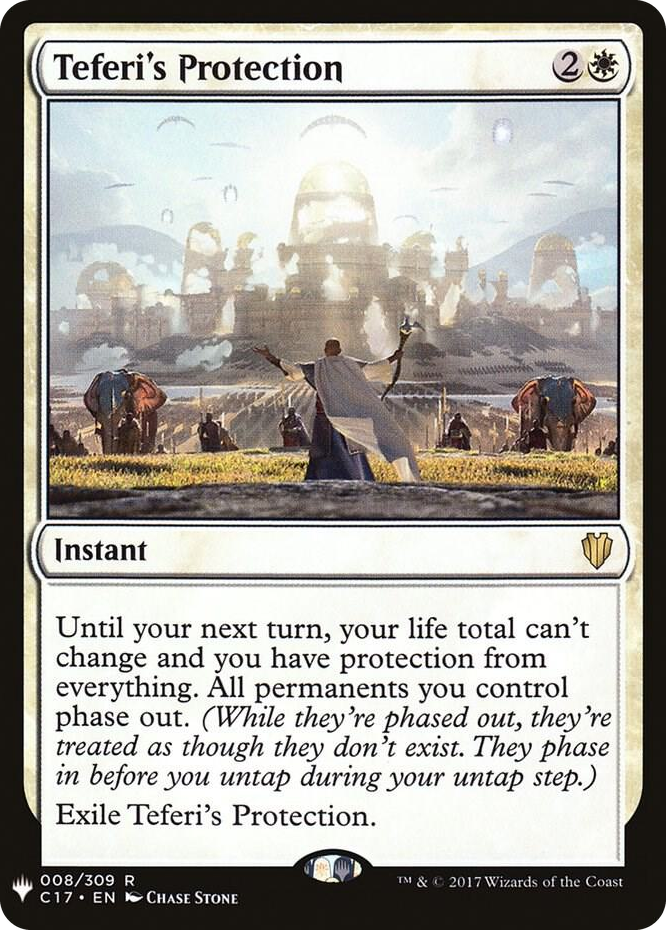 Teferi's Protection #8 R - The List Reprints Pokemon card