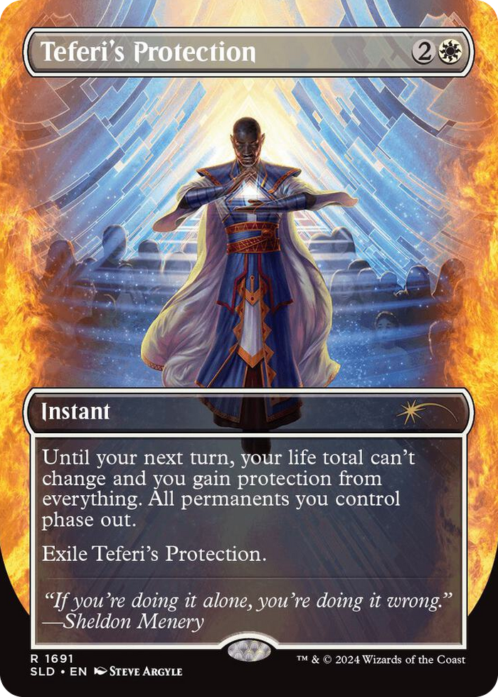 Teferi's Protection (1691) #1691 R - Secret Lair Drop Series Pokemon card