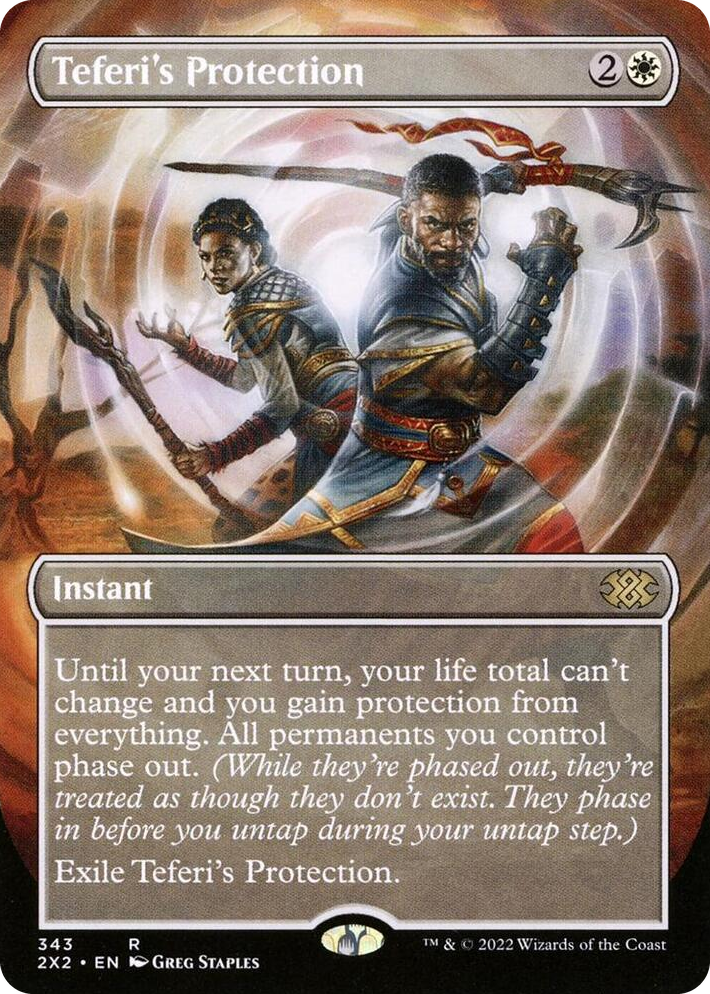 0343 Teferi's Protection (Borderless) R Double Masters 2022