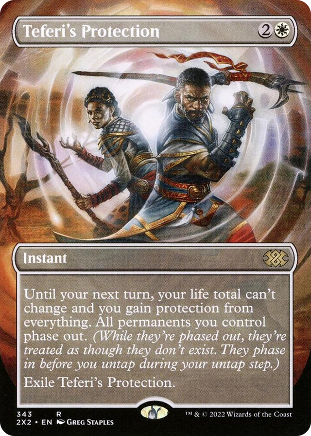 0343 Teferi's Protection (Borderless) R Double Masters 2022