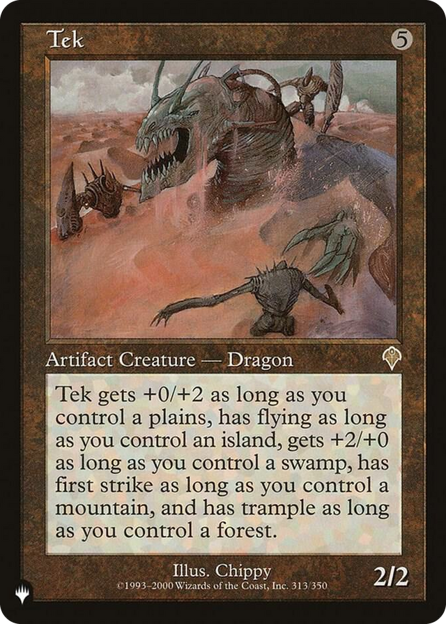 0313 Tek R The List Reprints