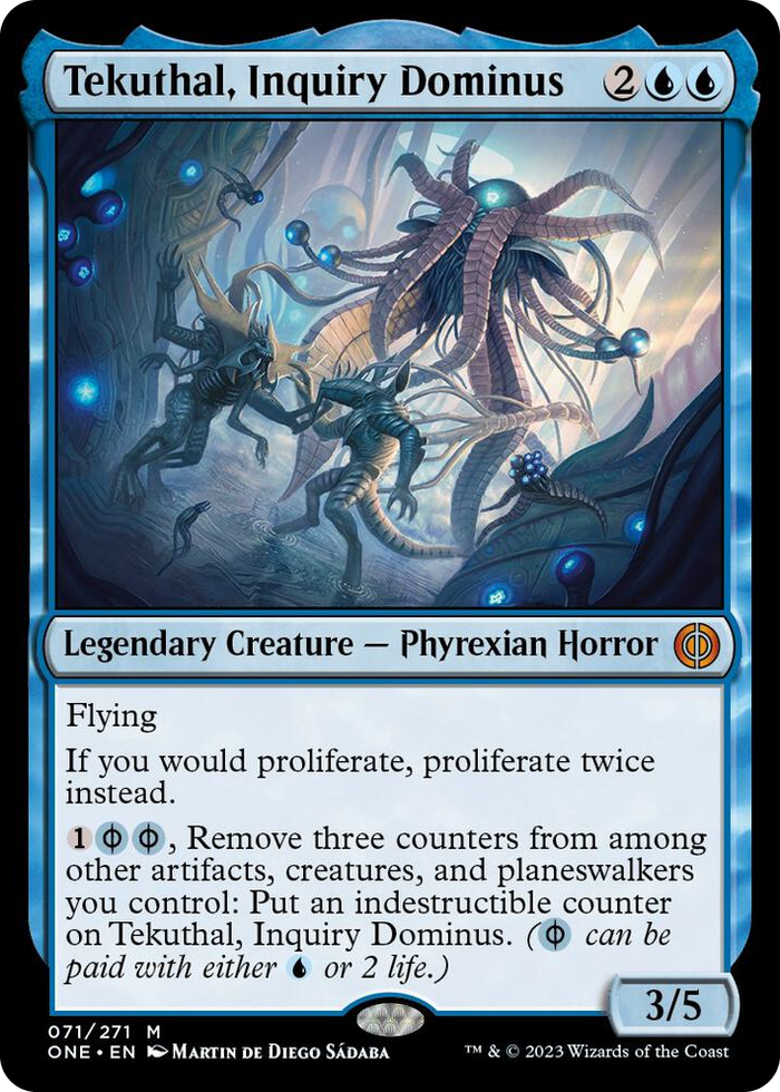 Tekuthal, Inquiry Dominus #71 M - Phyrexia: All Will Be One Pokemon card