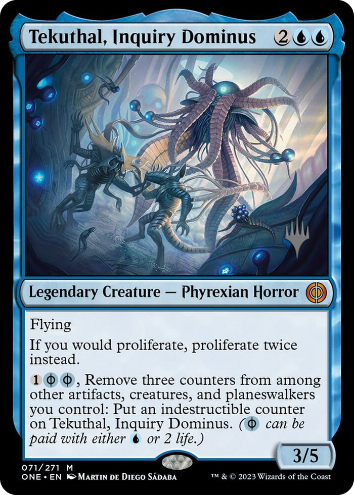 Tekuthal, Inquiry Dominus #71 M - Promo Pack: Phyrexia: All Will Be One Pokemon card