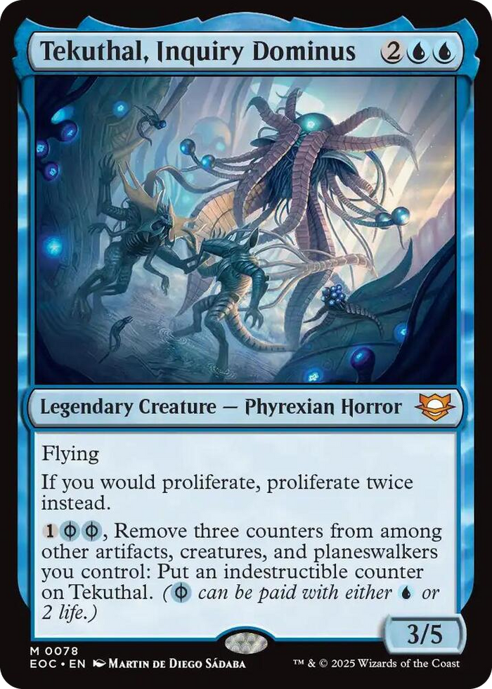 Tekuthal, Inquiry Dominus #78 M - Commander: Edge of Eternities Pokemon card