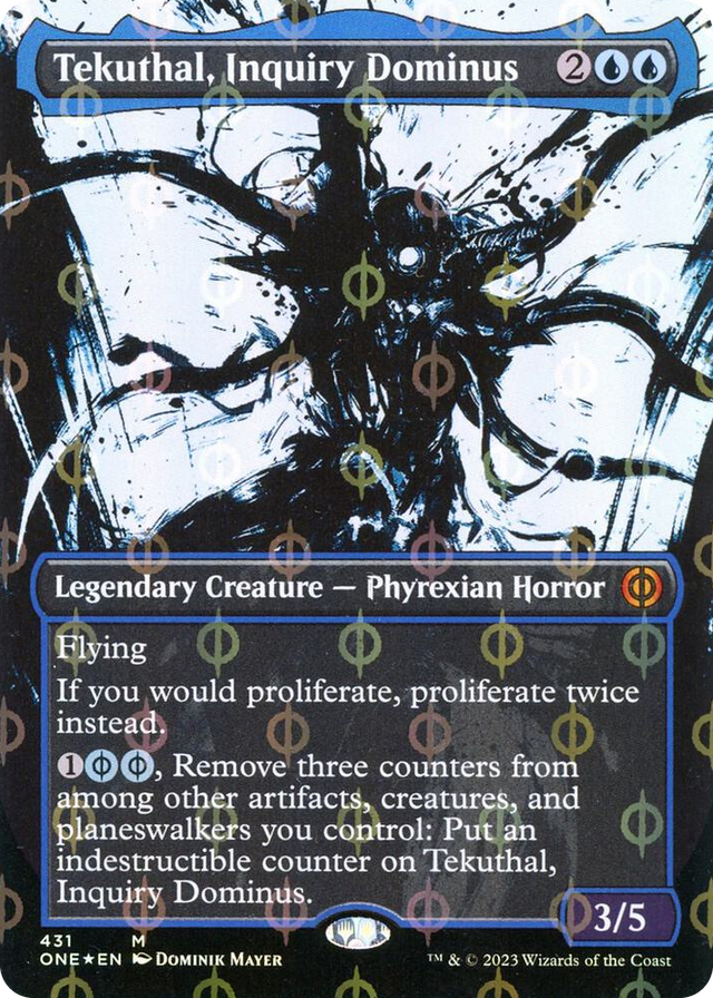 0431 Tekuthal, Inquiry Dominus (Showcase) (Step-and-Compleat Foil) M Phyrexia: All Will Be One