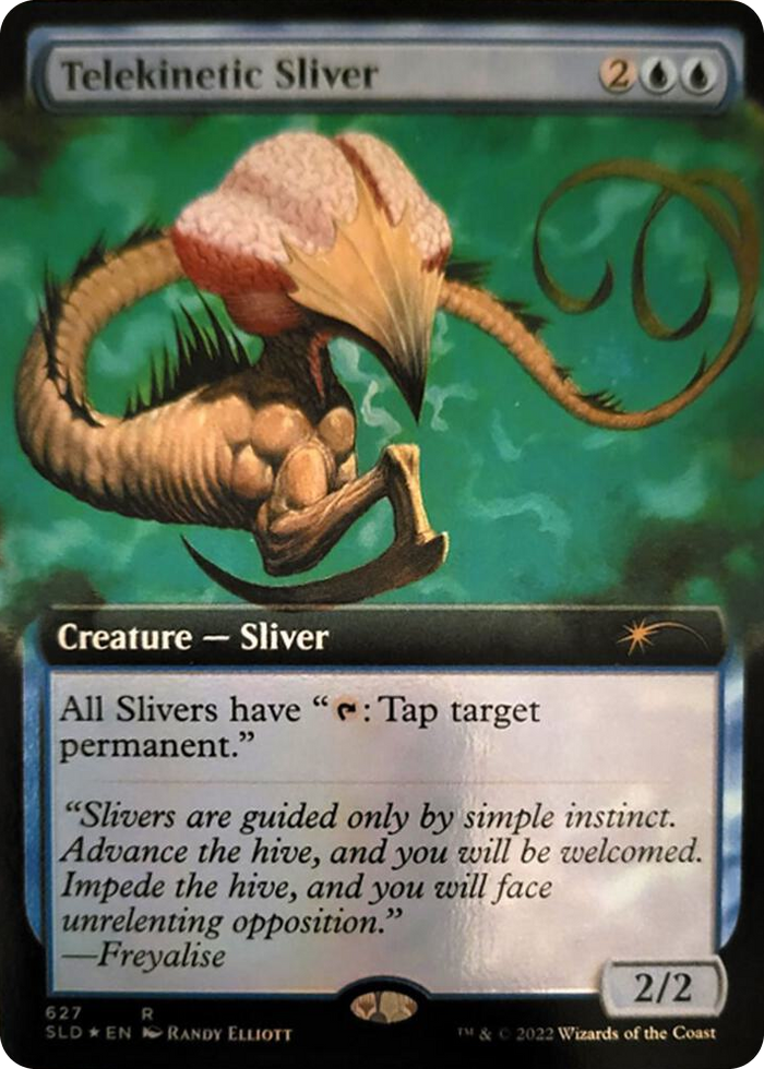 Telekinetic Sliver (Extended Art) #627 R - Secret Lair Drop Series Pokemon card