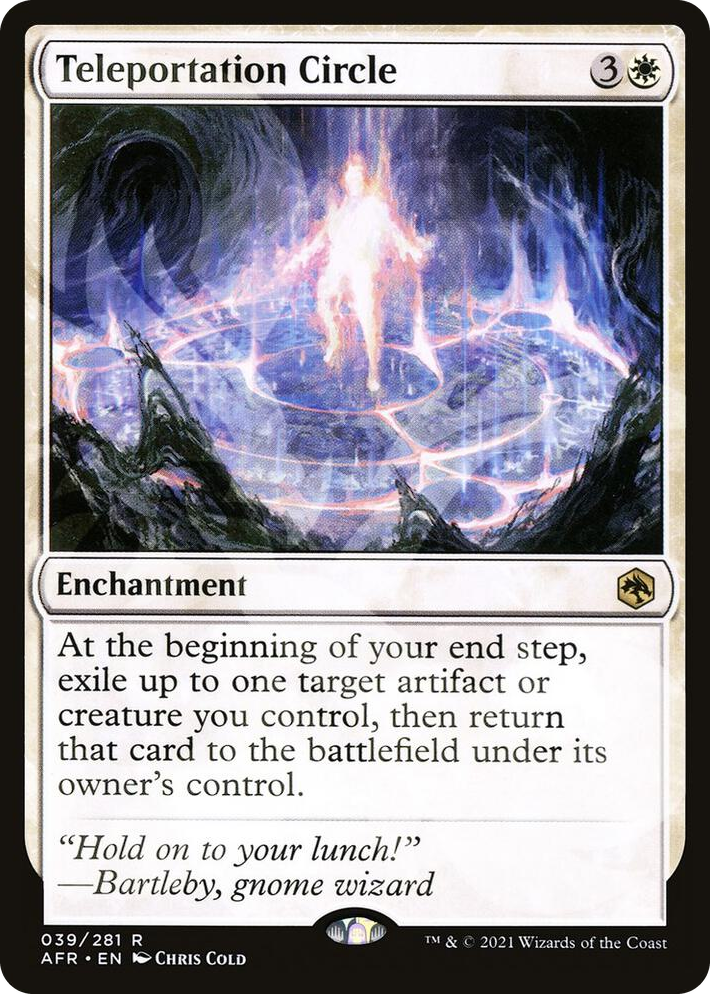 0039 Teleportation Circle R AFR Ampersand Promos