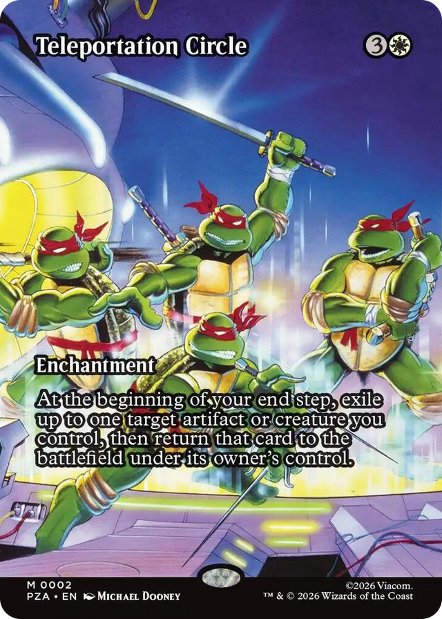 0002 Teleportation Circle (Borderless) M Teenage Mutant Ninja Turtles Source Material