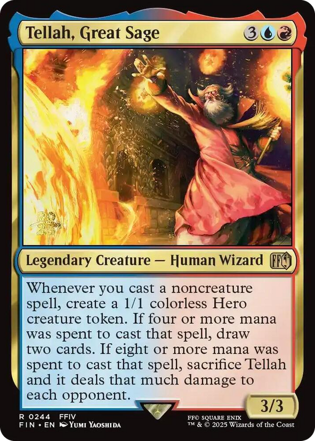 0244 Tellah, Great Sage R Prerelease Cards