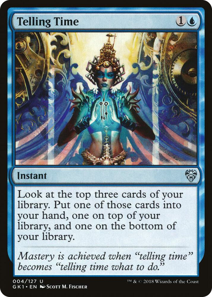 0004 Telling Time U Guilds of Ravnica: Guild Kits