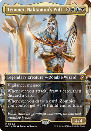 0004 Temmet, Naktamun's Will (Borderless) M Commander: Aetherdrift