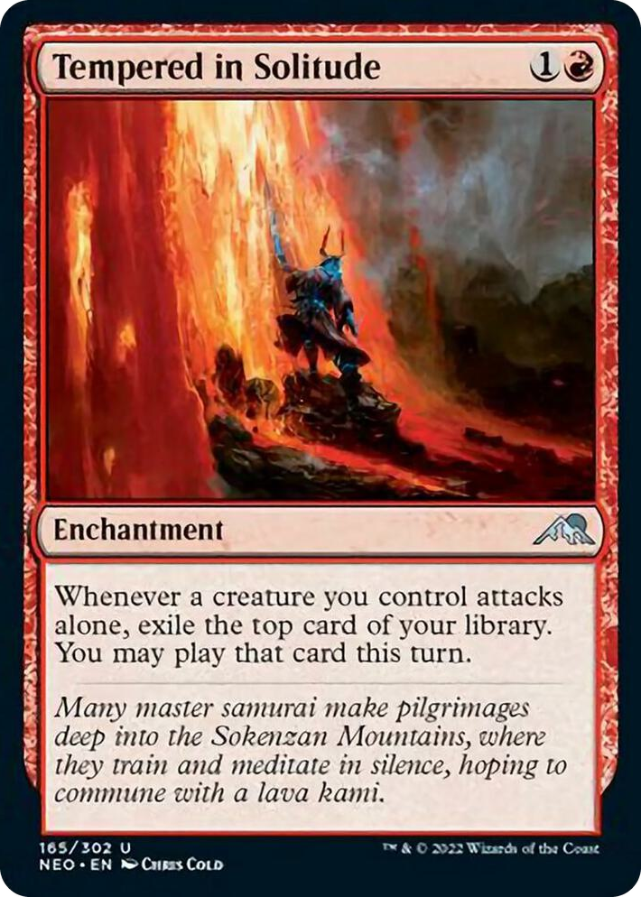 0165 Tempered in Solitude U Kamigawa: Neon Dynasty