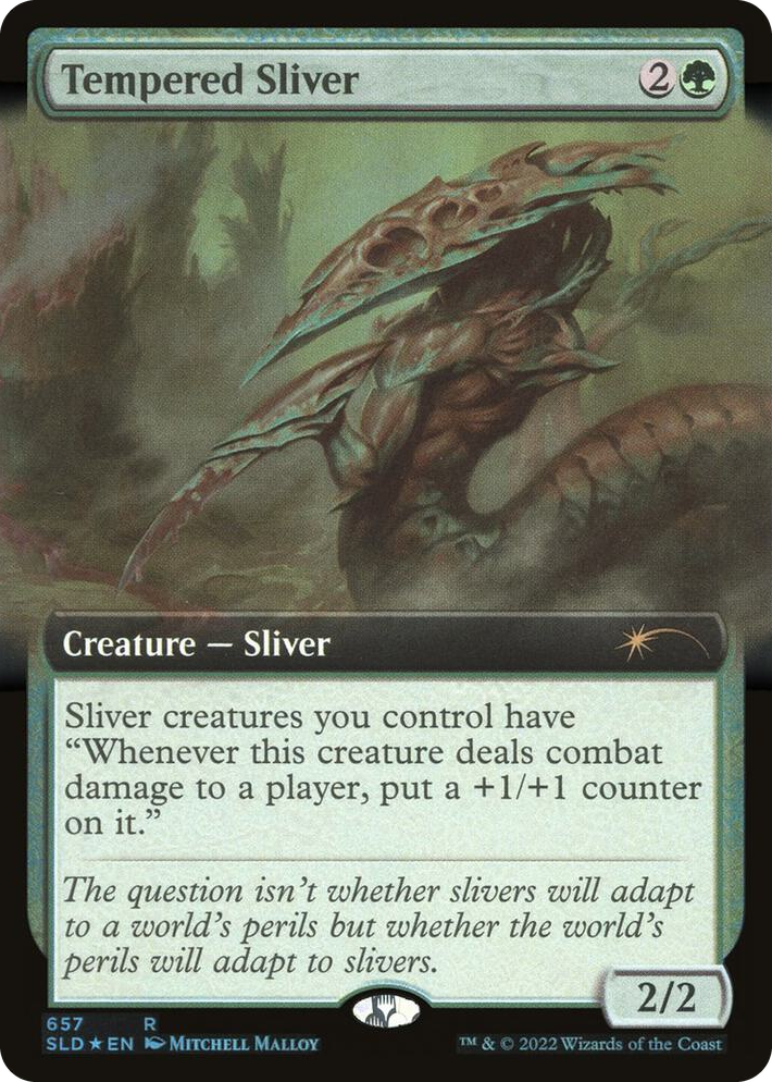 0657 Tempered Sliver (Extended Art) R Secret Lair Drop Series