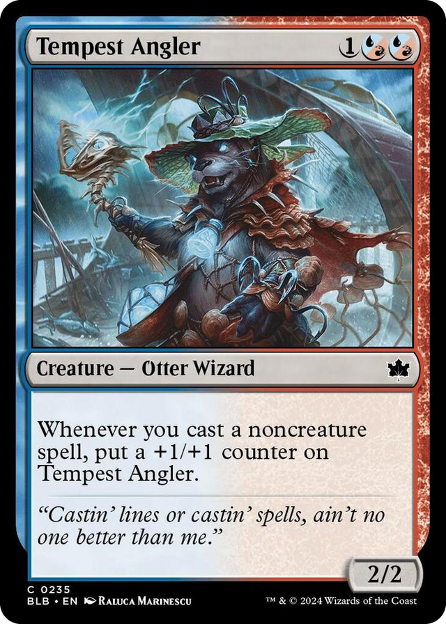 0235 Tempest Angler C Bloomburrow