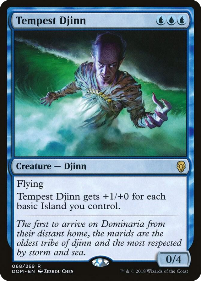 0068 Tempest Djinn R Dominaria