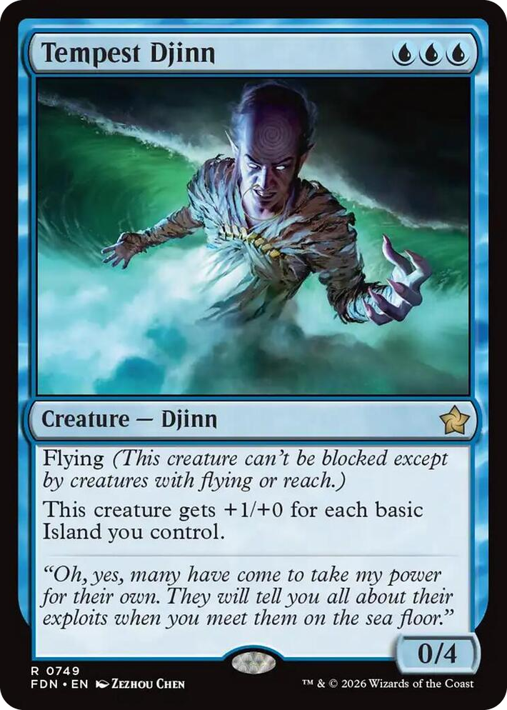 0749 Tempest Djinn (0749) R Foundations