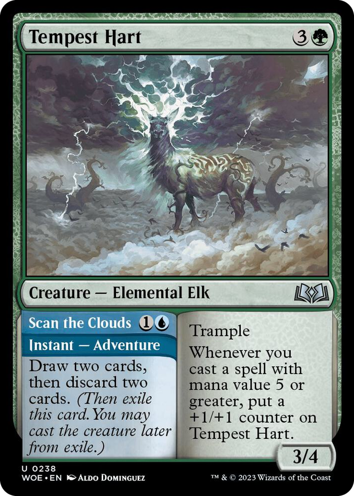Tempest Hart #238 U - Wilds of Eldraine Pokemon card