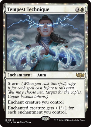 0016 Tempest Technique R Commander: Tarkir: Dragonstorm