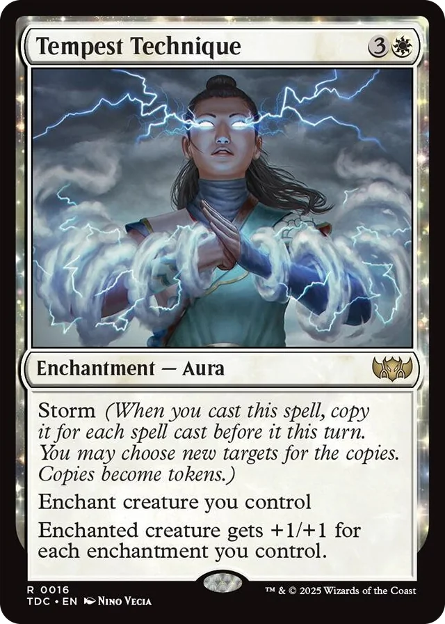 0016 Tempest Technique R Commander: Tarkir: Dragonstorm