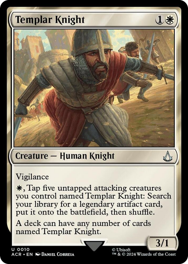 0010 Templar Knight U Universes Beyond: Assassin's Creed