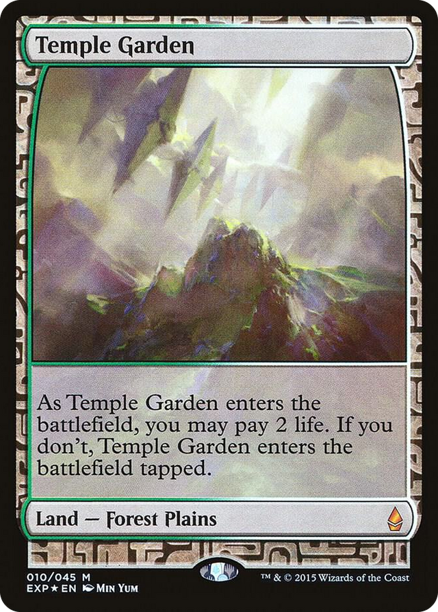 0010 Temple Garden M Zendikar Expeditions