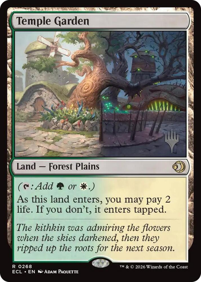 0268 Temple Garden R Promo Pack: Lorwyn Eclipsed