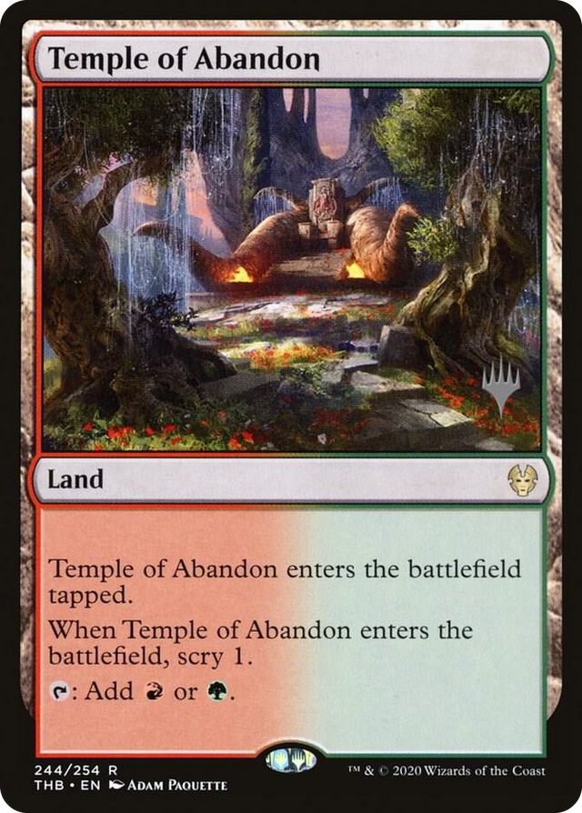 0244 Temple of Abandon R Promo Pack: Theros Beyond Death