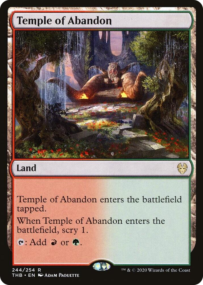 0244 Temple of Abandon R Theros Beyond Death
