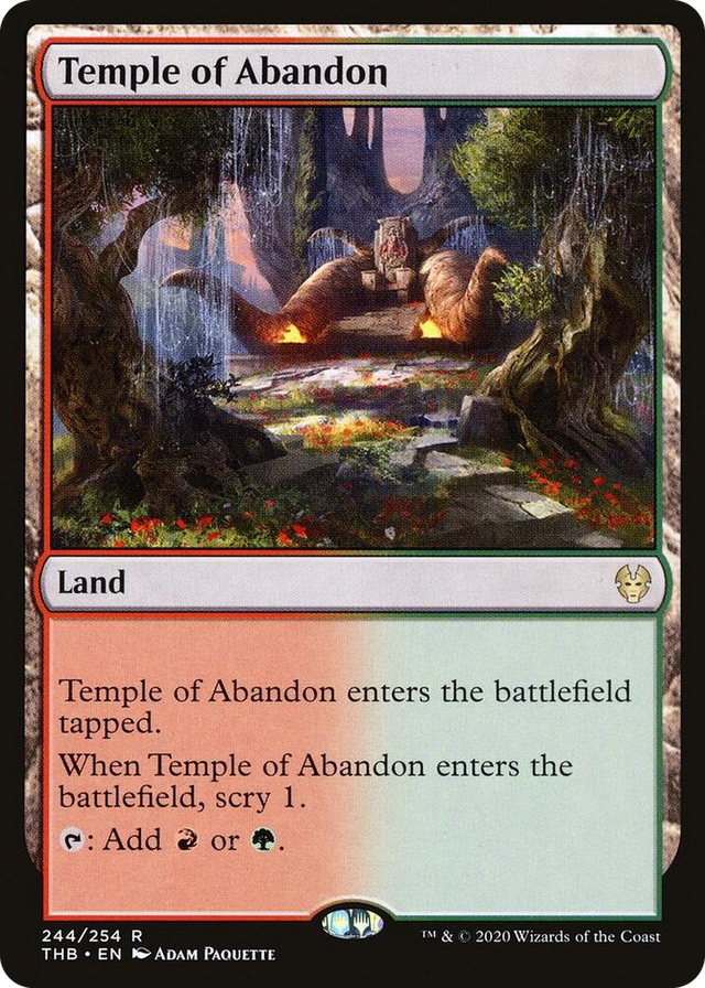 0244 Temple of Abandon R Theros Beyond Death
