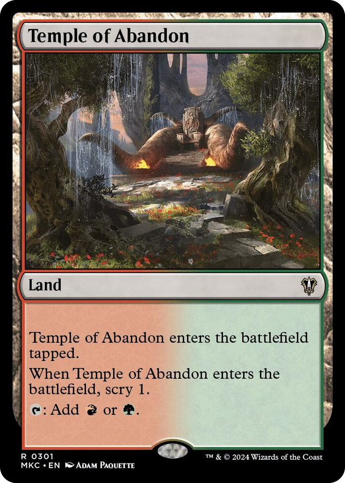 0301 Temple of Abandon R Commander: Murders at Karlov Manor