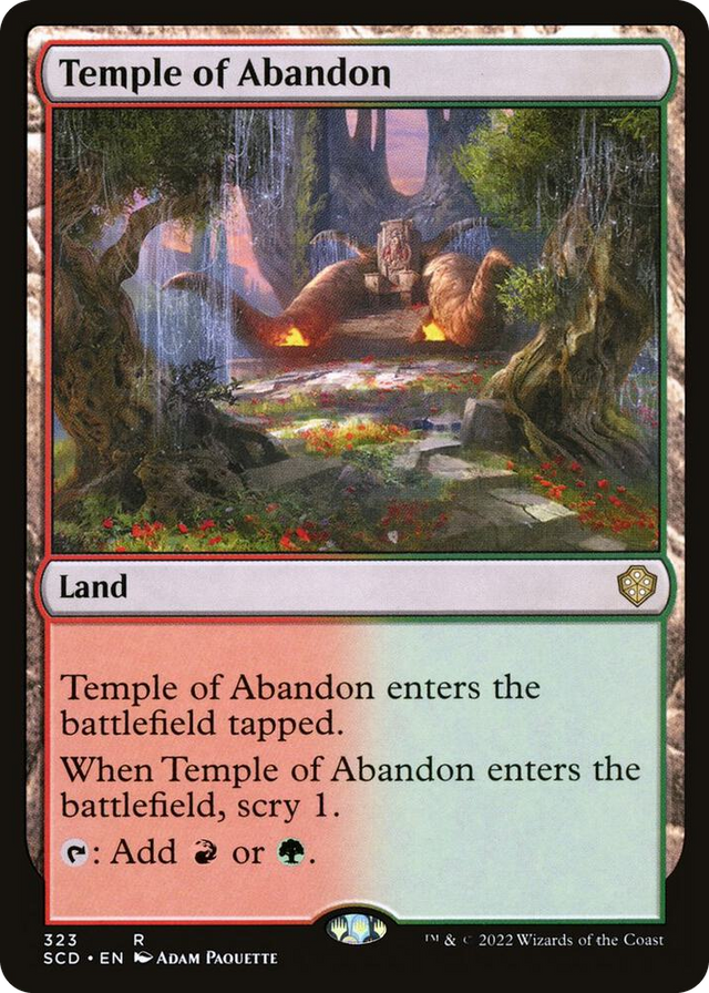 0323 Temple of Abandon R Starter Commander Decks