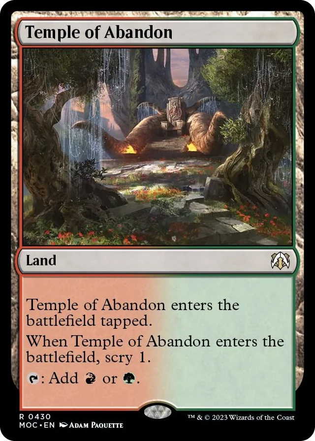 0430 Temple of Abandon R Commander: March of the Machine