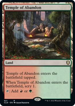 0921 Temple of Abandon R Commander Legends: Battle for Baldur's Gate