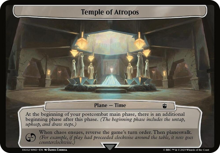 Temple of Atropos #602 T - Planechase: Universes Beyond: Doctor Who Pokemon card