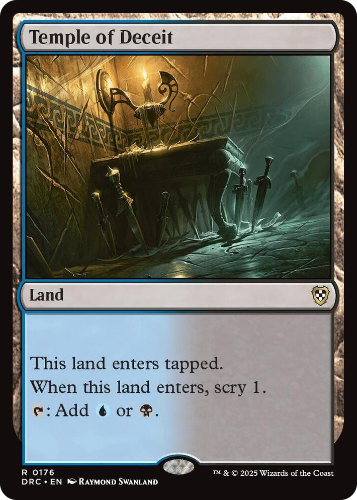 0176 Temple of Deceit R Commander: Aetherdrift