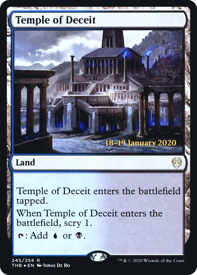 0245 Temple of Deceit R Prerelease Cards