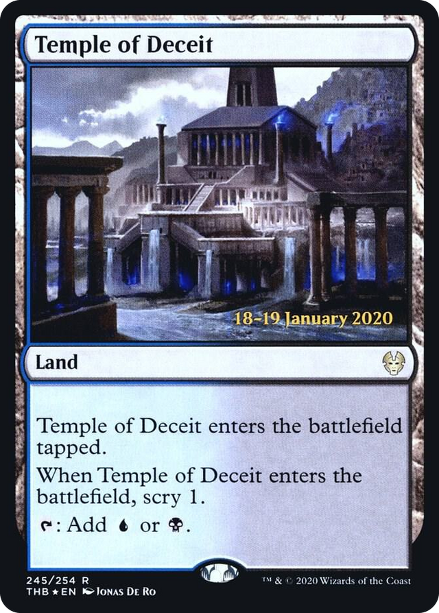 0245 Temple of Deceit R Prerelease Cards